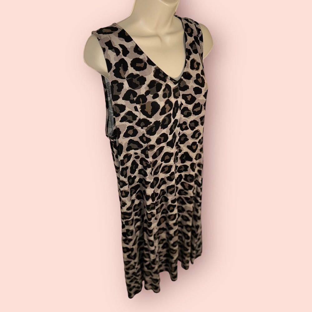 NWT Premise (XL) 🥳 2/$15 OR 3/$20 🥳 Brand New Neutral Cheetah Print Dress - Picture 2 of 6